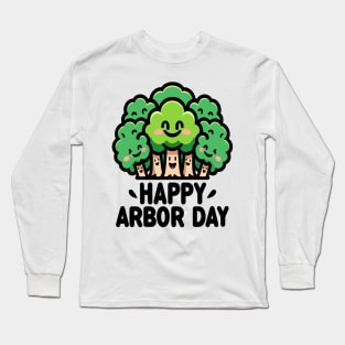 Happy Trees Celebrating Nature: Grow Green Long Sleeve T-Shirt
